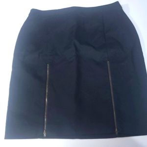 Worthington Black Zipper Skirt